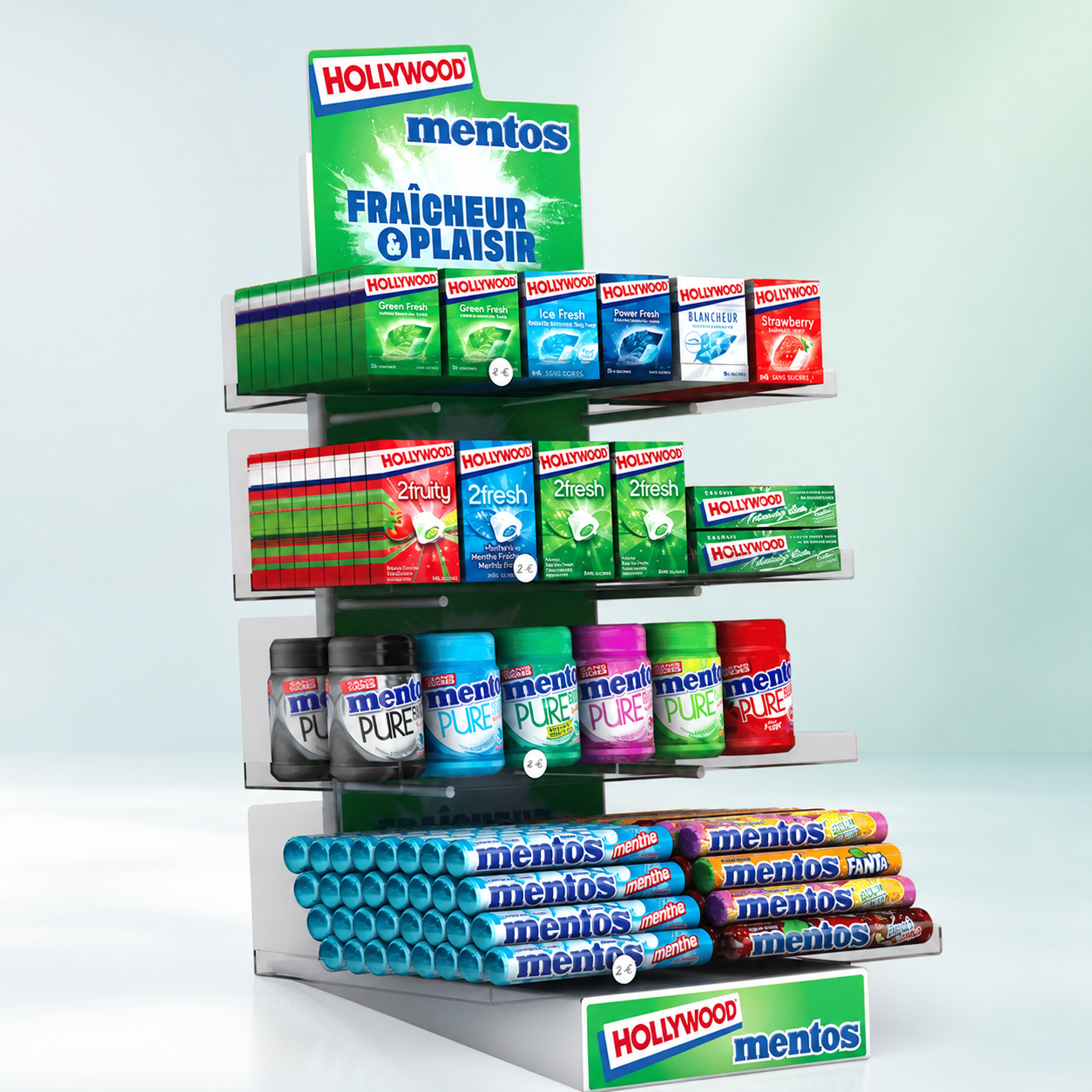 Une offre complète de chewing-gums